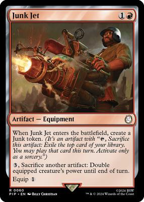 Junk Jet card from Universes Beyond: Fallout