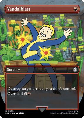 Vandalblast (Borderless) card from Universes Beyond: Fallout