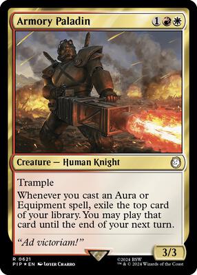 Armory Paladin (Surge Foil) card from Universes Beyond: Fallout