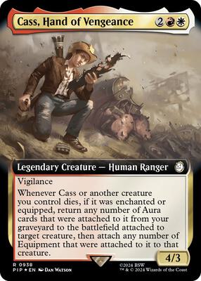 Cass, Hand of Vengeance (Extended Art) (Surge Foil) card from Universes Beyond: Fallout