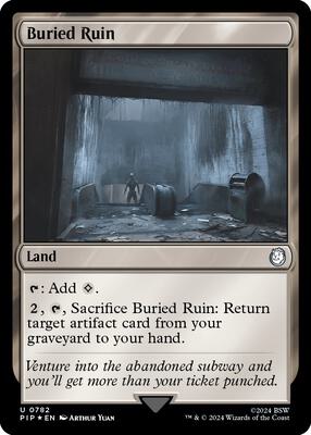 Buried Ruin (Surge Foil) card from Universes Beyond: Fallout