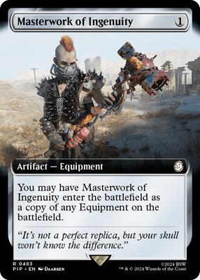 Masterwork of Ingenuity (Extended Art) card from Universes Beyond: Fallout