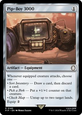 Pip-Boy 3000 card from Universes Beyond: Fallout