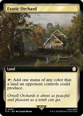 Exotic Orchard (Extended Art) card from Universes Beyond: Fallout