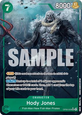 Hody Jones (035) (Alternate Art) card from Wings of the Captain
