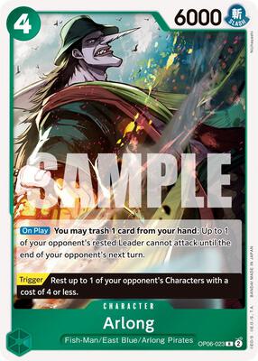 Arlong card from Wings of the Captain