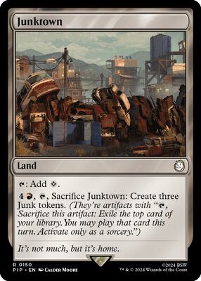 Junktown card from Universes Beyond: Fallout