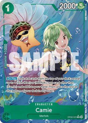 Camie (Alternate Art) card from Wings of the Captain