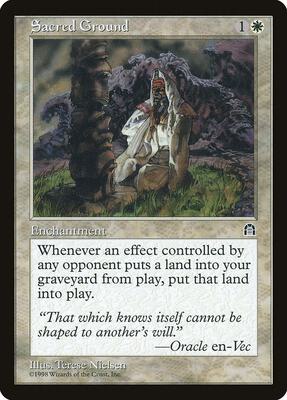 Sacred Ground card from Stronghold