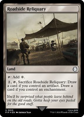 Roadside Reliquary (Surge Foil) card from Universes Beyond: Fallout
