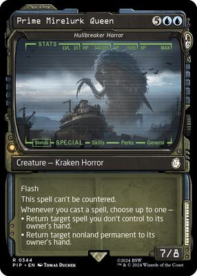 Prime Mirelurk Queen - Hullbreaker Horror (Showcase) card from Universes Beyond: Fallout