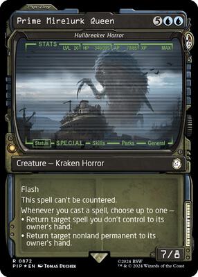 Prime Mirelurk Queen - Hullbreaker Horror (Showcase) (Surge Foil) card from Universes Beyond: Fallout