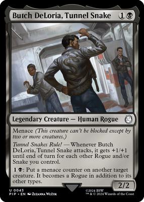 Butch DeLoria, Tunnel Snake card from Universes Beyond: Fallout