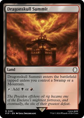 Dragonskull Summit card from Universes Beyond: Fallout