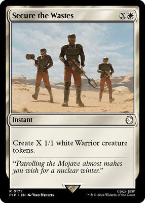 Secure the Wastes card from Universes Beyond: Fallout