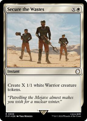 Secure the Wastes (Surge Foil) card from Universes Beyond: Fallout