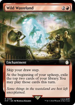 Wild Wasteland (Extended Art) card from Universes Beyond: Fallout