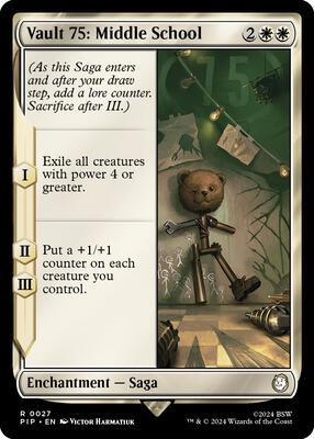 Vault 75: Middle School card from Universes Beyond: Fallout