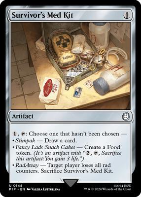 Survivor's Med Kit card from Universes Beyond: Fallout