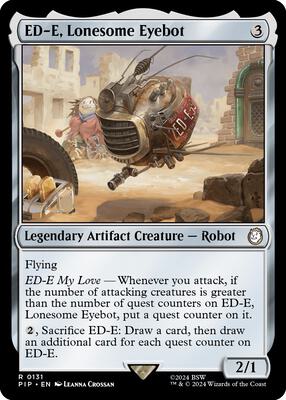 ED-E, Lonesome Eyebot card from Universes Beyond: Fallout