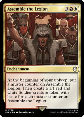 Assemble the Legion (Surge Foil) card from Universes Beyond: Fallout