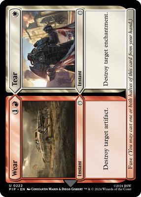 Wear // Tear card from Universes Beyond: Fallout