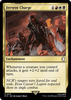 Fervent Charge card from Universes Beyond: Fallout