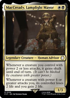 MacCready, Lamplight Mayor card from Universes Beyond: Fallout