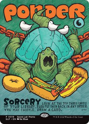 Ponder card from Secret Lair Showdown