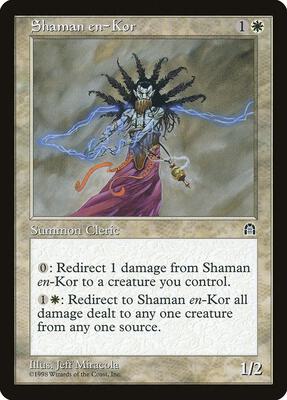 Shaman en-Kor card from Stronghold