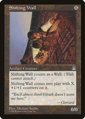 Shifting Wall card from Stronghold