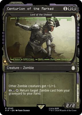Centurion of the Marked - Lord of the Undead (Showcase) card from Universes Beyond: Fallout