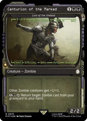 Centurion of the Marked - Lord of the Undead (Showcase) (Surge Foil) card from Universes Beyond: Fallout