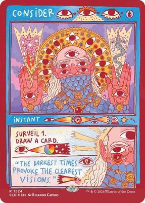 Consider (Rainbow Foil) card from Secret Lair Drop Series