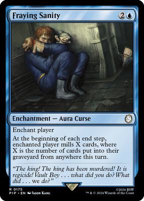 Fraying Sanity card from Universes Beyond: Fallout