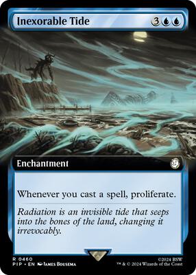 Inexorable Tide (Extended Art) card from Universes Beyond: Fallout