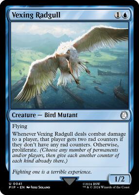Vexing Radgull card from Universes Beyond: Fallout
