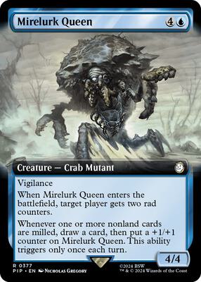 Mirelurk Queen (Extended Art) card from Universes Beyond: Fallout
