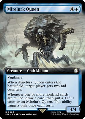 Mirelurk Queen (Extended Art) (Surge Foil) card from Universes Beyond: Fallout