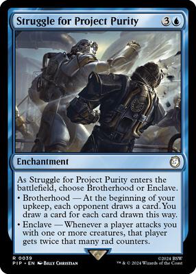 Struggle for Project Purity card from Universes Beyond: Fallout