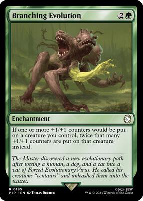 Branching Evolution card from Universes Beyond: Fallout