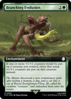 Branching Evolution (Extended Art) (Surge Foil) card from Universes Beyond: Fallout