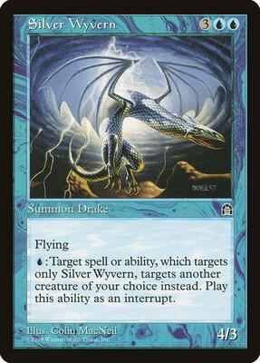 Silver Wyvern card from Stronghold