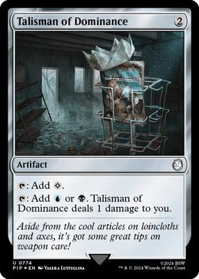 Talisman of Dominance (Surge Foil) card from Universes Beyond: Fallout