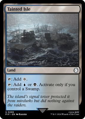 Tainted Isle card from Universes Beyond: Fallout