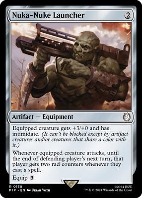 Nuka-Nuke Launcher card from Universes Beyond: Fallout