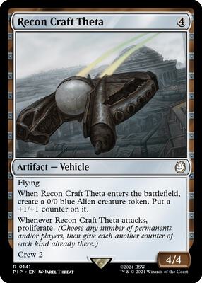 Recon Craft Theta card from Universes Beyond: Fallout