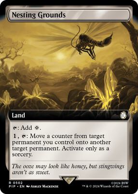 Nesting Grounds (Extended Art) card from Universes Beyond: Fallout