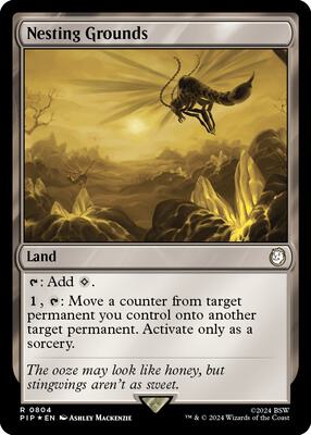 Nesting Grounds (Surge Foil) card from Universes Beyond: Fallout