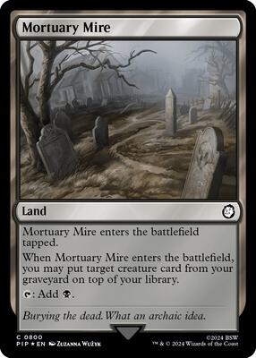 Mortuary Mire (Surge Foil) card from Universes Beyond: Fallout